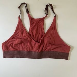 Allbirds Trino Triangle Bralette M Red